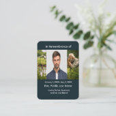 Gedächtniskarten-Vogelbeobachtung Bird Watching Visitenkarte (Stehend Vorderseite)