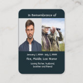 Gedächtniskarten-Vogelbeobachtung Bird Watching Visitenkarte (Vorderseite)