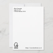 Gedächtniskaskade zeichnend Flachkarte (Rückseite)