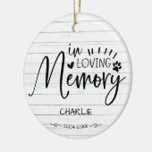 Gedächtniskat oder Hundenkatalog zum lieben Keramik Ornament (Links)