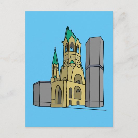 Gedächtniskirche Berlin Postkarte (Vorderseite)