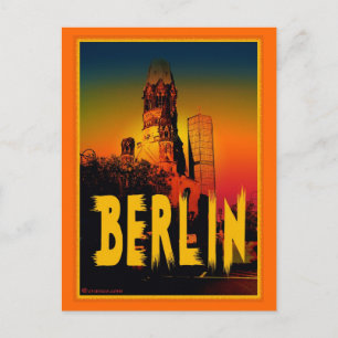 gedächtniskirche in berlin postkarte