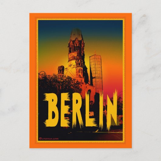 gedächtniskirche in berlin postkarte (Vorderseite)
