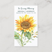 Gedächtniskirchenkarte Telefonnummerkarte (Vorderseite)