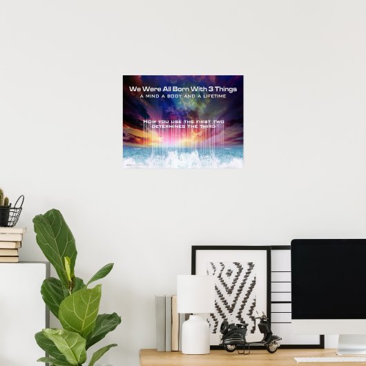 Gedächtnislebensdauer Poster (Heimbüro)