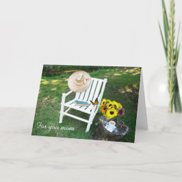 Gedächtnismüttertag: geklappte Grußkarte Karte