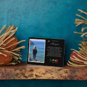 Gedächtnisname Tribute Spirituelle Erinnerung an F Fotoplatte (Seite)