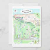 Gedächtnispark Feiertagskarte (Vorderseite)