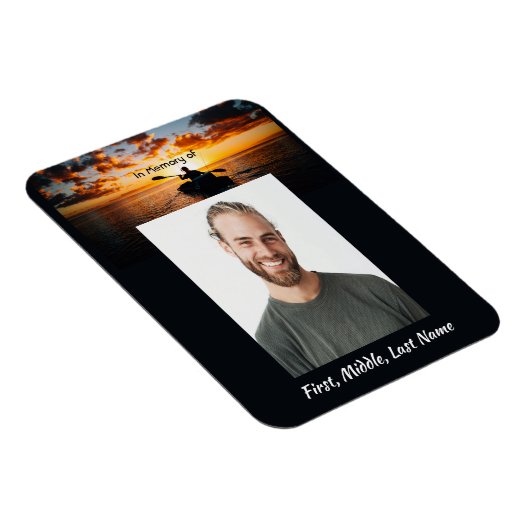 Gedächtnispocket Keepake Kayaking Sport Magnet (Rechte Seite)