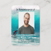 Gedächtnispocket zum Sichten des Wellenschwimmers Visitenkarte (Vorderseite)