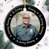 Gedächtnispolizei für geliebte Erinnerung gestorbe Keramik Ornament