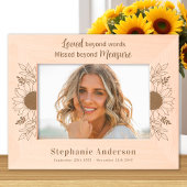 Gedächtnissonnenblumengemälde Geätzte Rahmen