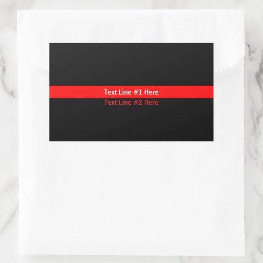 Gedächtnissymbolic mit Text auf Rechteckiger Aufkleber (Tasche)