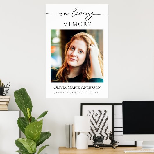 Gedächtnistraining Foto Tribut Poster (Heimbüro)