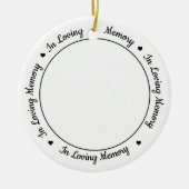 Gedächtnistraining für das Foto von Pferden Keramik Ornament (Vorne)