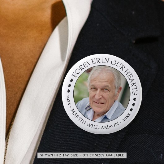 Gedächtnistraining für immer in unserem Herzen Button