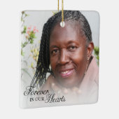 Gedächtnistraining für immer in unserer Herzmutter Keramikornament (Rechts)