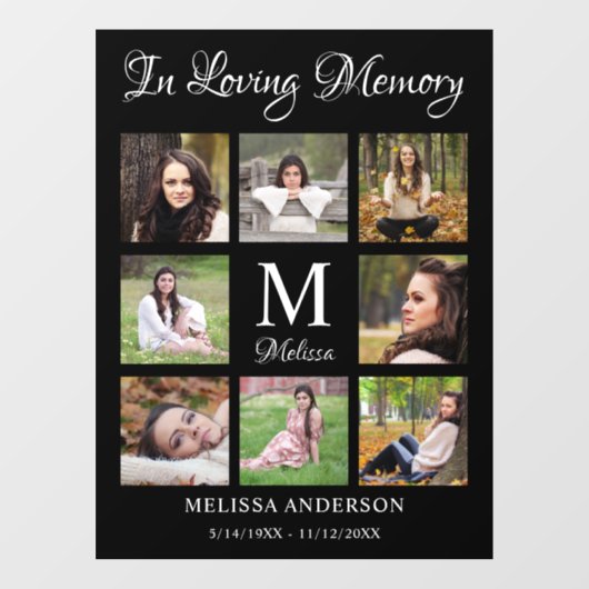 Gedächtnistraining für Personalisierte Erinnerunge Fensteraufkleber (Blatt)