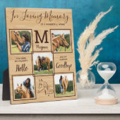 Gedächtnistraining für Personalisierte Pferde Fotoplatte (Seite)