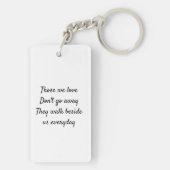 Gedächtnistraining für Schlüsselanhänger-Foto Schlüsselanhänger (Rückseite)