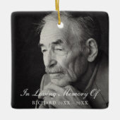 Gedächtnistraining im eleganten Foto Keramikornament (Vorderseite)