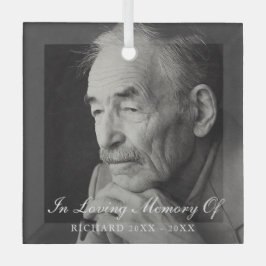 Gedächtnistraining im eleganten Foto Ornament Aus Glas