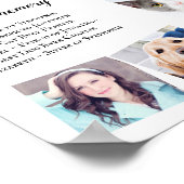 Gedächtnistraining zum Gedächtnis 6 Foto Poster (Ecke)