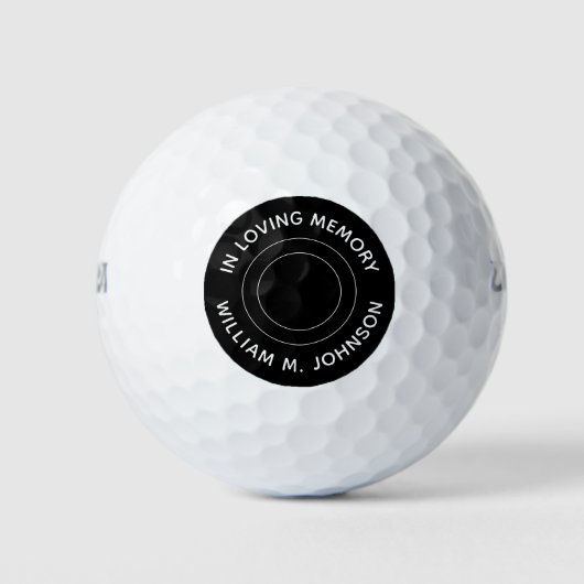 Gedächtnistraining zum Gedächtnis des Golfers - Er Golfball (Vorderseite)