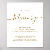 Gedächtnistraining zum Gedenken an eine Personalis Poster (Vorne)