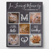 Gedächtnistraining zum Personalisierten Cat Pet Fo Fotoplatte (Vorderseite)