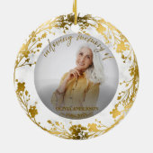 Gedächtnistraining zum Personalisierten Foto Keramik Ornament (Hinten)