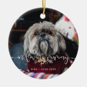 Gedächtnistraining zur Erinnerung Keramik Ornament (Vorne)