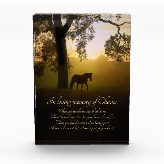 Gedächtnistribut spirituell schön fotoblock (Vorderseite)