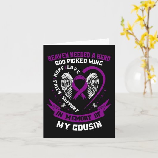 Gedächtnisverlust beim Cousin Bauchspeicheldrüsenk Karte (Gelbe Blume)