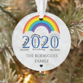 Gedächtnisvoller Weihnachtsbaum 2020 Ornament