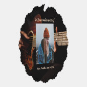 Gedächtniswahre Erinnerung Musikgitarre Ornament Karte (Rechts)