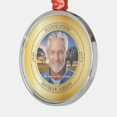 Gedächtniswahre im Gedächtnis des Fotos Ornament Aus Metall (Links)