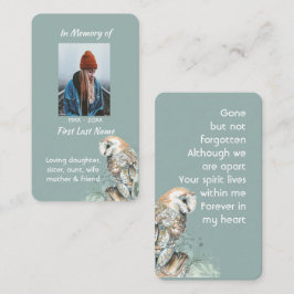 Gedächtniswald-Bärenvogel Visitenkarte