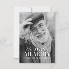 Gedächtniswelt Modernes Foto Gedenkmal Dankeskarte