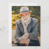 Gedächtniswelt Modernes Foto Gedenkmal Dankeskarte (Rückseite)