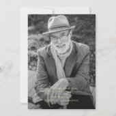 Gedächtniswelt Modernes Foto Gedenkmal Dankeskarte (Rückseite)