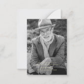 Gedächtniswelt Modernes Foto Gedenkmal Mitteilungskarte (Rückseite)