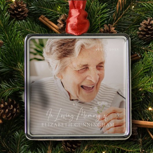 Gedächtniswelt Modernes Foto Gedenkmal Ornament Aus Metall