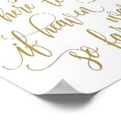 Gedächtniszeichen Hochzeit - Luxe Kalligrafie - Go Poster (Ecke)