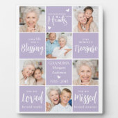 Gedächtniszeitschrift 6 Fotocollage Familie Erinne Fotoplatte (Vorderseite)