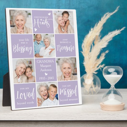 Gedächtniszeitschrift 6 Fotocollage Familie Erinne Fotoplatte (Seite)