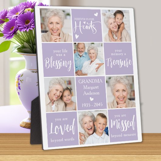 Gedächtniszeitschrift 6 Fotocollage Familie Erinne Fotoplatte