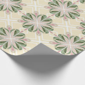 Gedämpfte Blüte Geschenkpapier (Ecke)