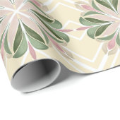 Gedämpfte Blüte Geschenkpapier (Rolleneckpunkt)