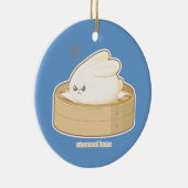 Gedämpfte Brötchen Keramikornament (Rechts)